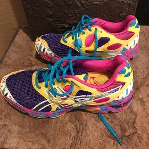colorful asics sneakers